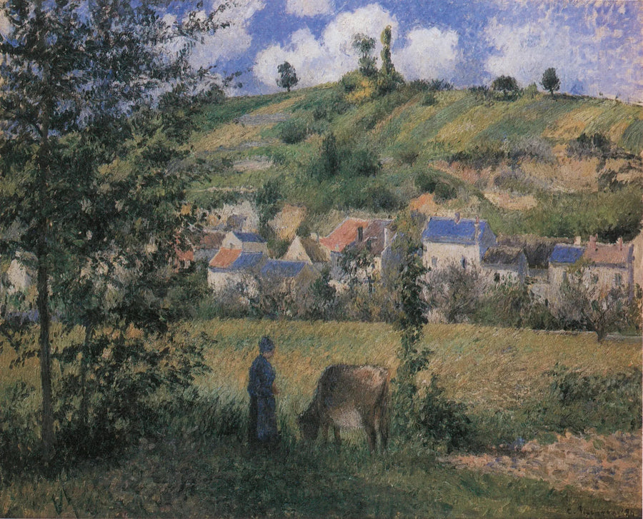 Landscape at Chaponval - Camille Pissarro