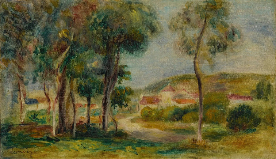 Landscape at Essoyes - Pierre-Auguste Renoir