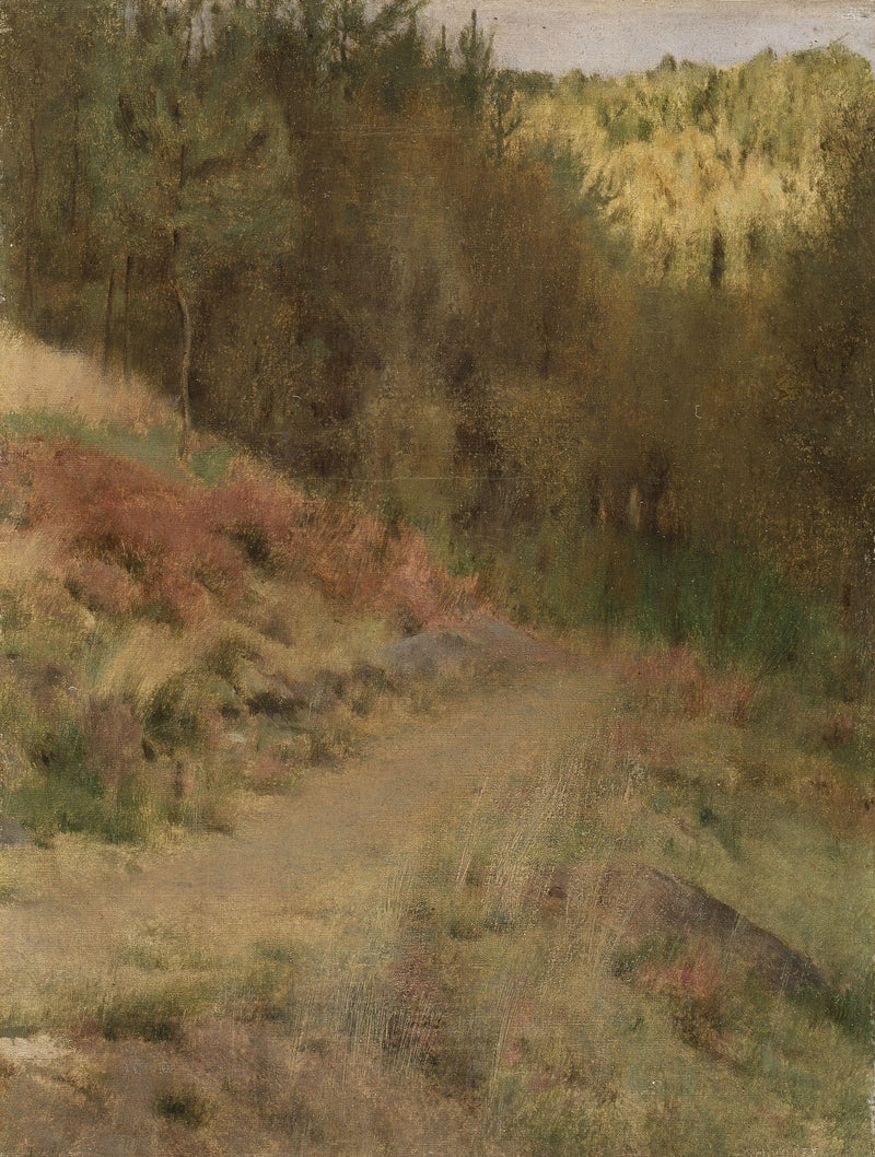 Landscape at Fosset - Fernand Khnopff