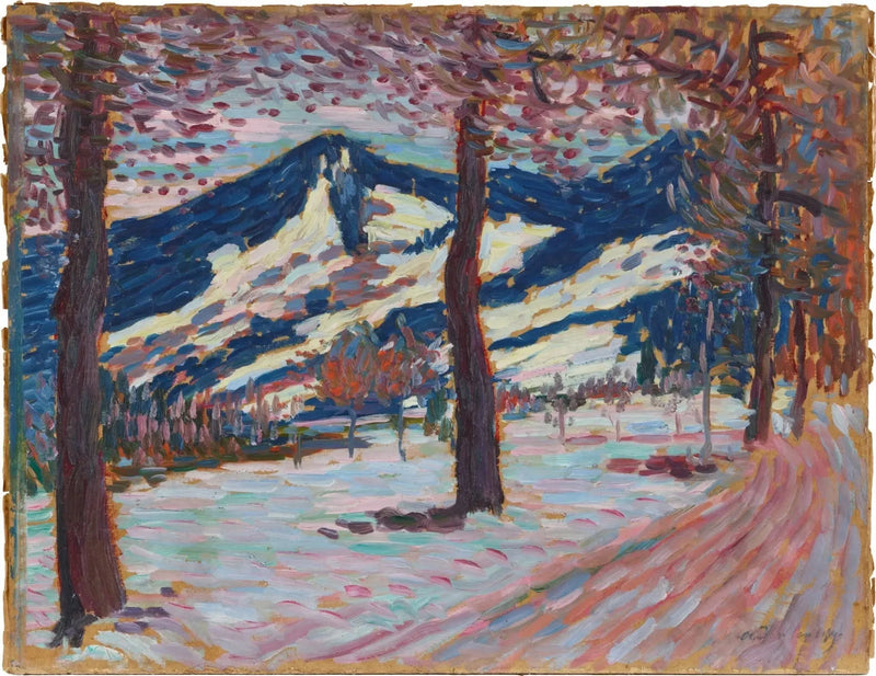 Landscape at Füssen (Spring) - Alexej von Jawlensky