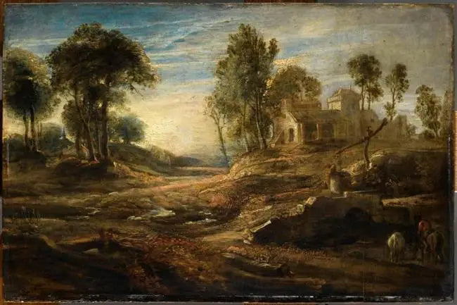 Landscape at the Trough - Peter Paul Rubens