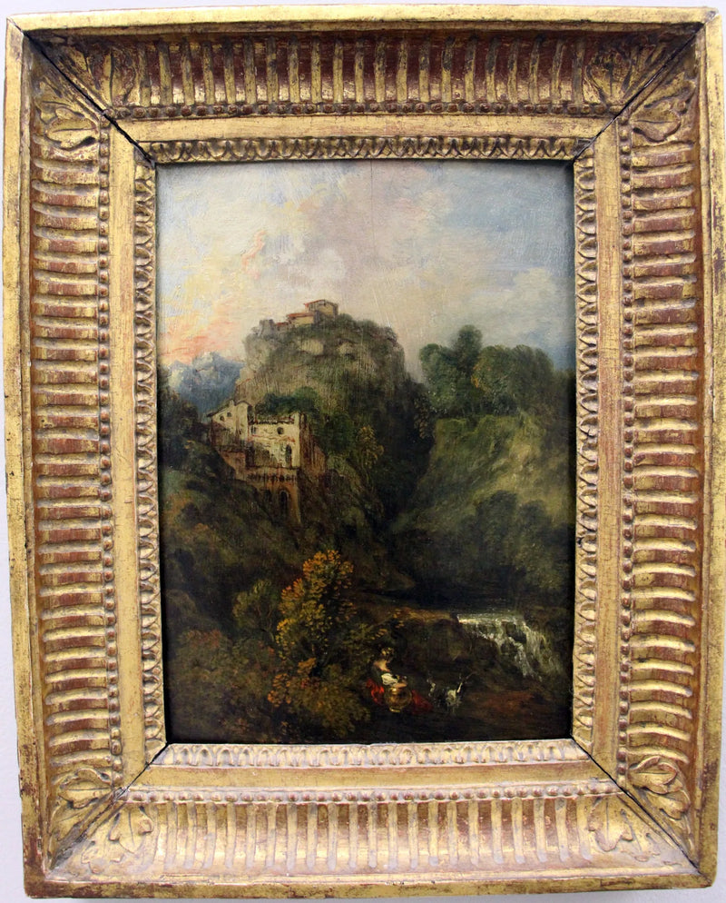 Landscape with Goat - Antoine Watteau