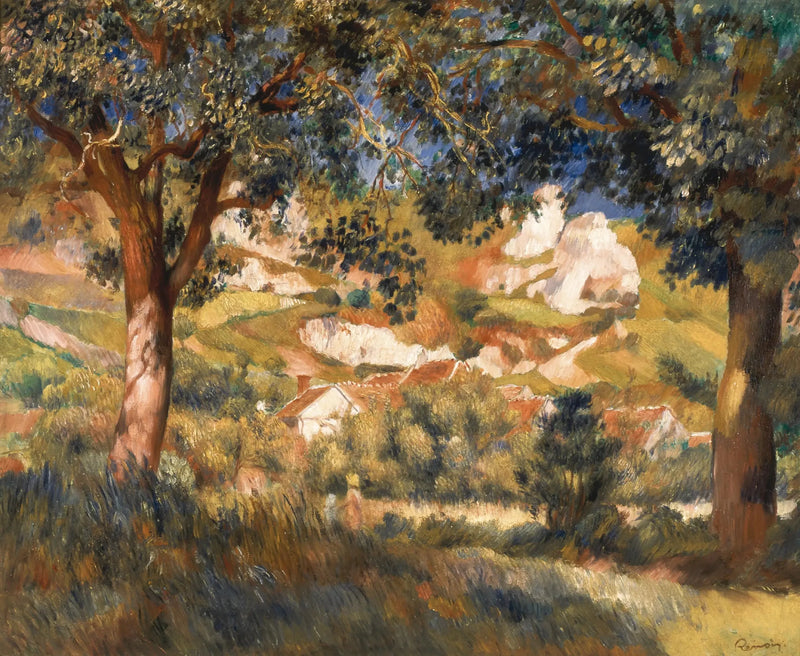 Landscape at La Roche-Guyon - Pierre-Auguste Renoir