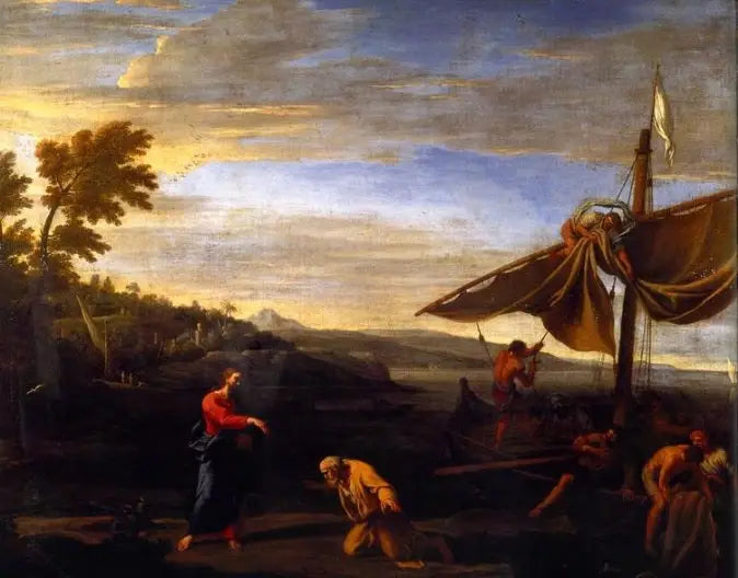Landscape with the Vocation of Saint Peter - Philippe de Champaigne