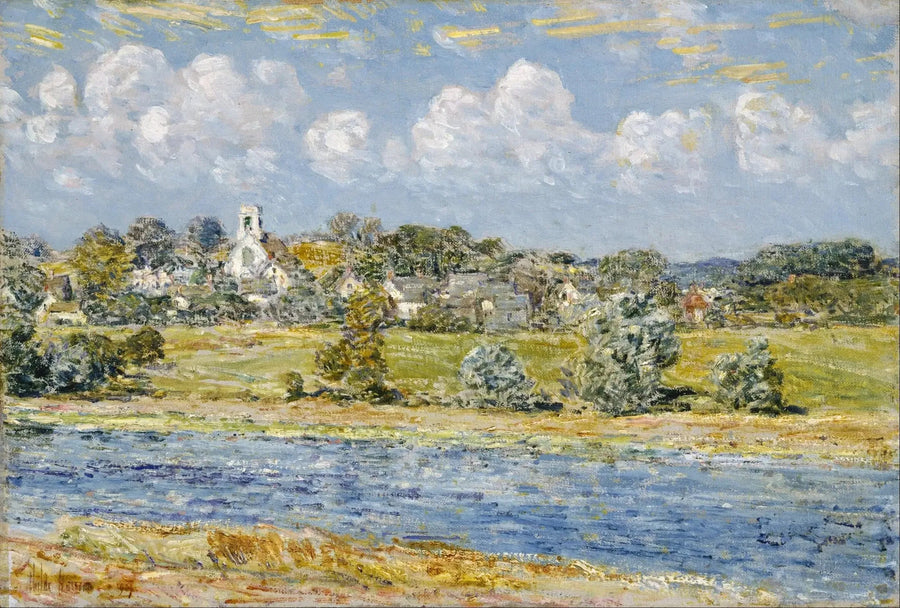 Landscape at Newfields, New Hampshire - Childe Hassam