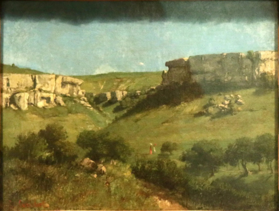 Landscape at Ornans - Gustave Courbet