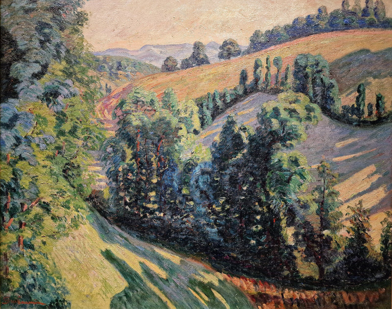 Landscape at Pontgibaud - Armand Guillaumin