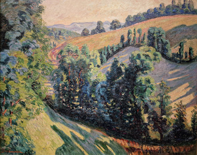 Paysage à Pontgibaud - Armand Guillaumin - Alpha Reproduction