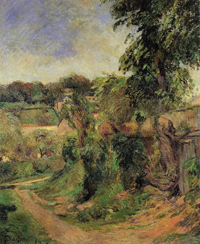 Landscape in Rouen - Paul Gauguin