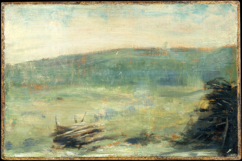 Landscape at Saint-Ouen - Georges Seurat