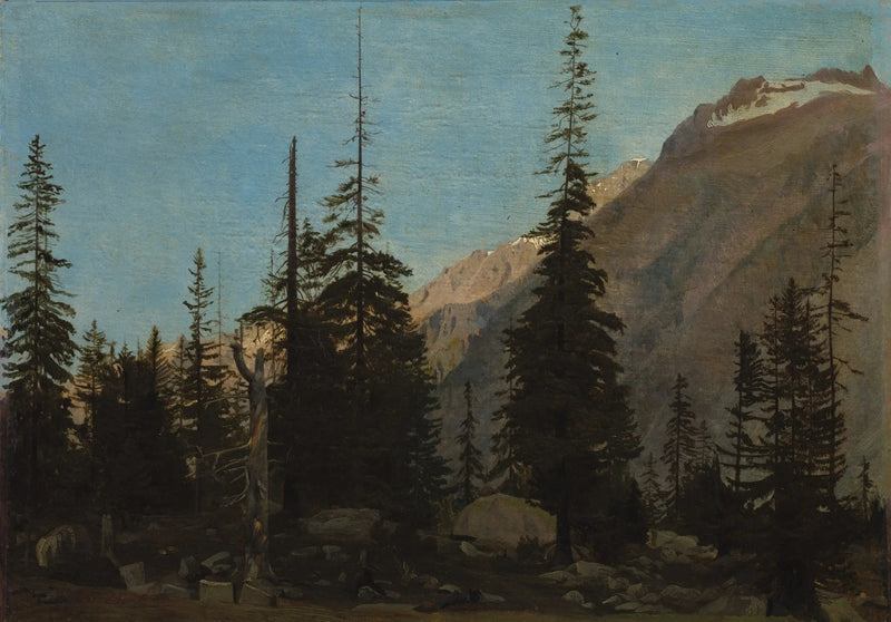 Alpine Landscape: The Handegg, Switzerland - Jean-Léon Gérôme