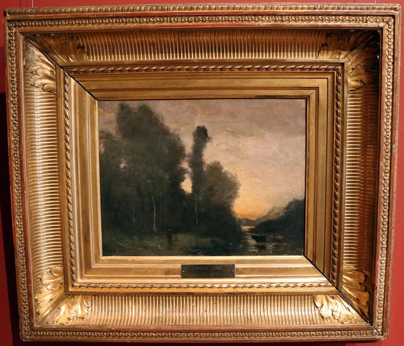 Landscape, evening ambiance - Jean-Baptiste Camille Corot