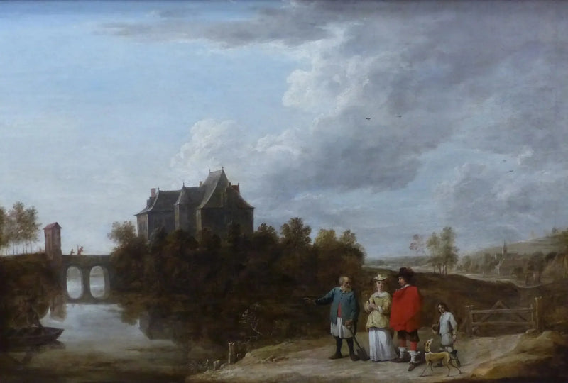 Landscape with Castle - David Teniers the Younger