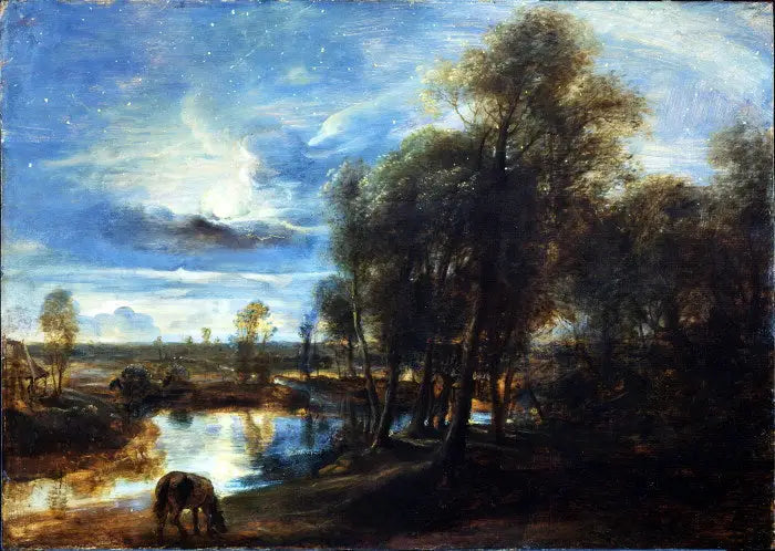 Moonlit Landscape - Peter Paul Rubens
