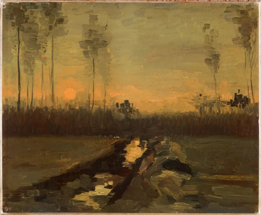Landscape at Sunset - Vincent van Gogh