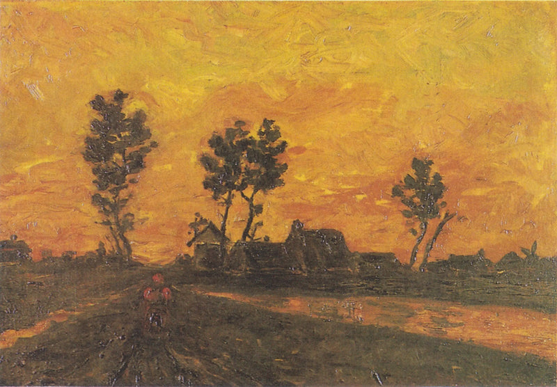 Landscape at Sunset - Vincent van Gogh