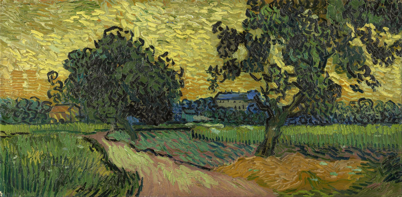 Landscape at Dusk - Vincent van Gogh
