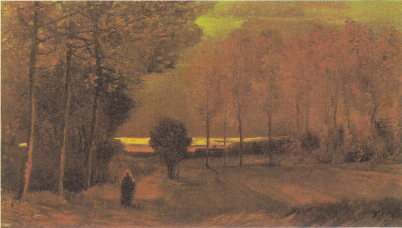 Autumn Landscape at Dusk - Vincent van Gogh