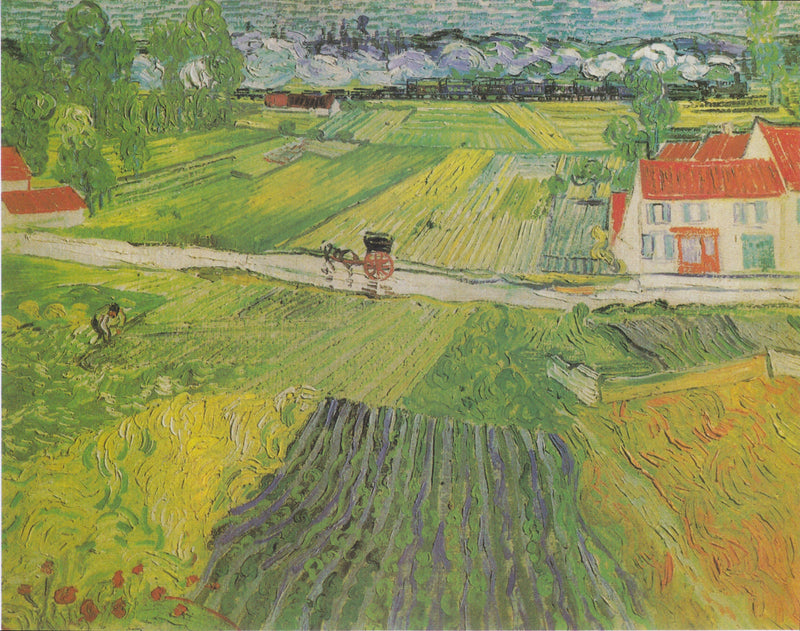 Landscape of Auvers after the rain - Vincent van Gogh