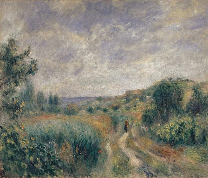 Landscape near Essoyes - Pierre-Auguste Renoir