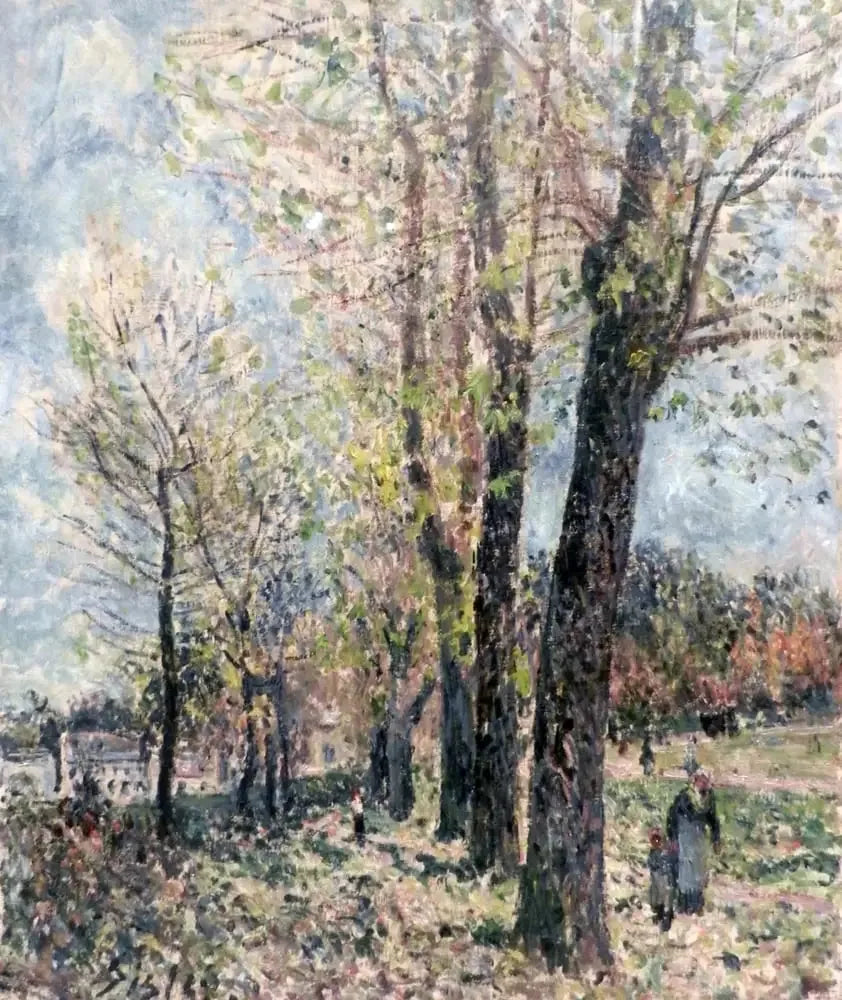 Paysage aux environs de Moret - Alfred Sisley image 1 reproduction d’œuvre d’art à l’huile