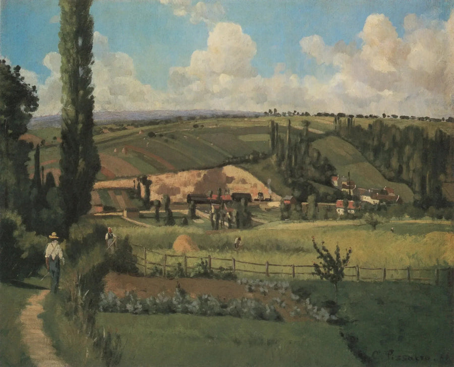 Landscape at Pâtis, Pontoise - Camille Pissarro