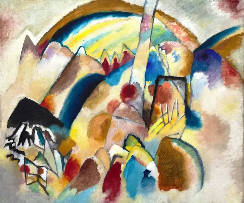 Landscape with Red Spots, No. 2 - Vassily Kandinsky