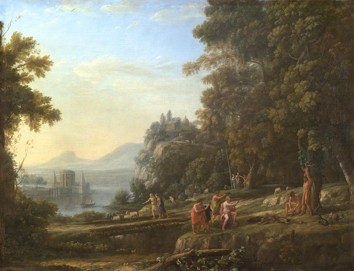 Landscape with Apollo and Marsyas - Claude Lorrain