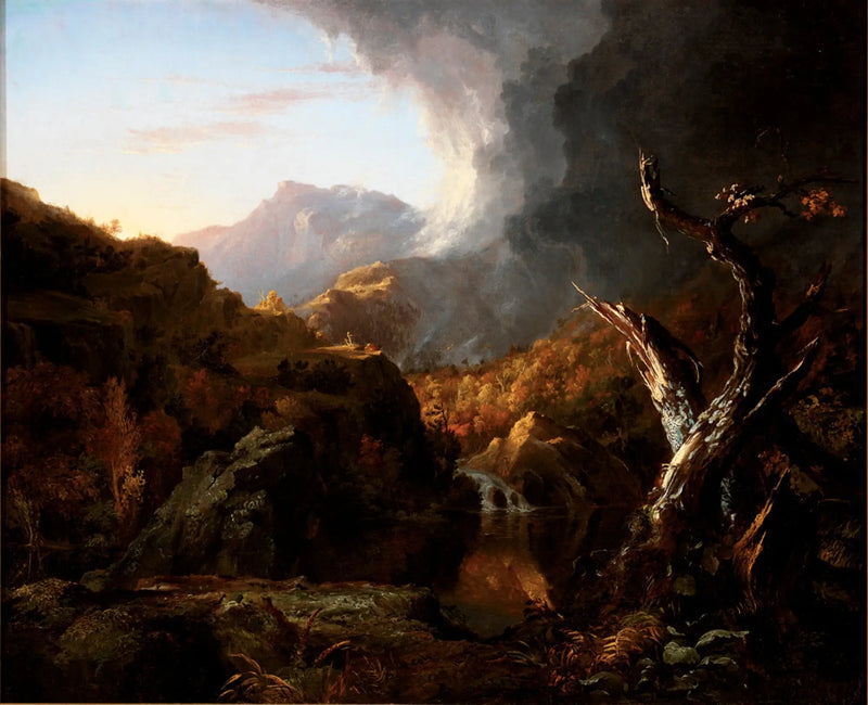 Landscape with Dead Tree - Thomas Cole