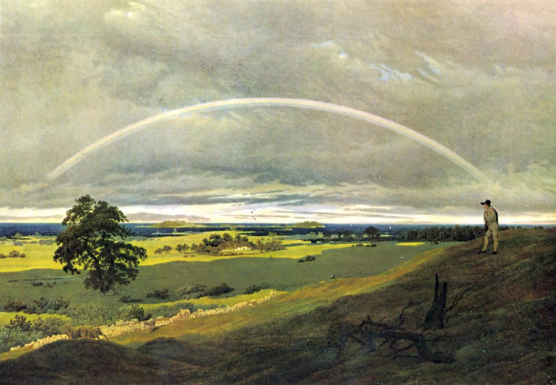 Landscape with Rainbow - Caspar David Friedrich