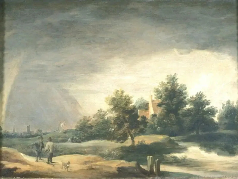 Landscape with Rainbow - David Teniers the Younger