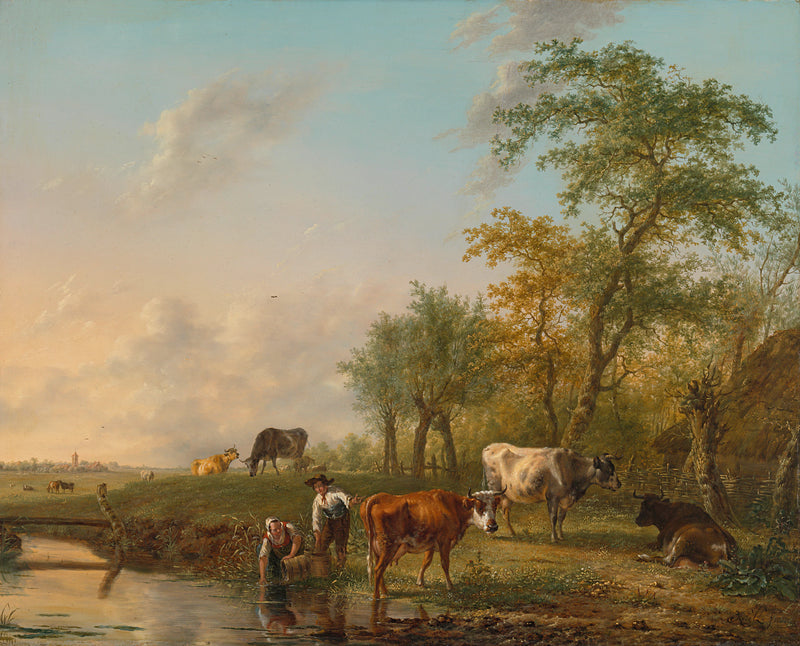 Paysage avec du bétail - Jan Baptist Kobell (II)