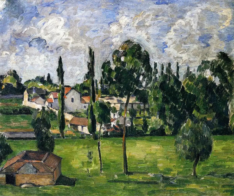 Landscape with Water Conduit - Paul Cézanne