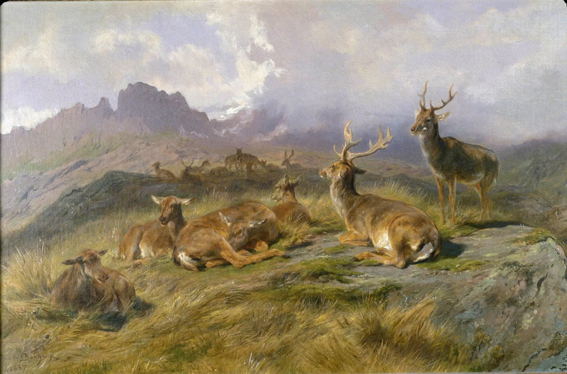 Landscape with Deer - Rosa Bonheur