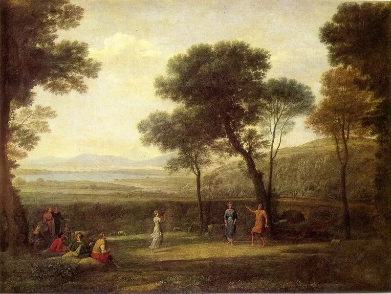 Landscape with Dancing Figures - Claude Lorrain