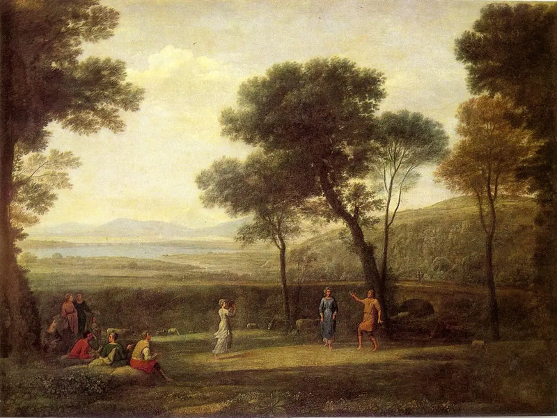 Landscape with Dancing Figures - Claude Lorrain
