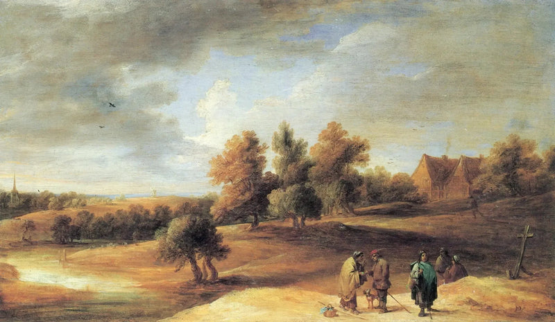 Landscape with Gypsies - David Teniers the Younger