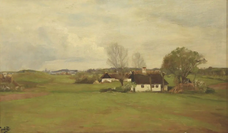 Landscape with Houses - H. A. Brendekilde