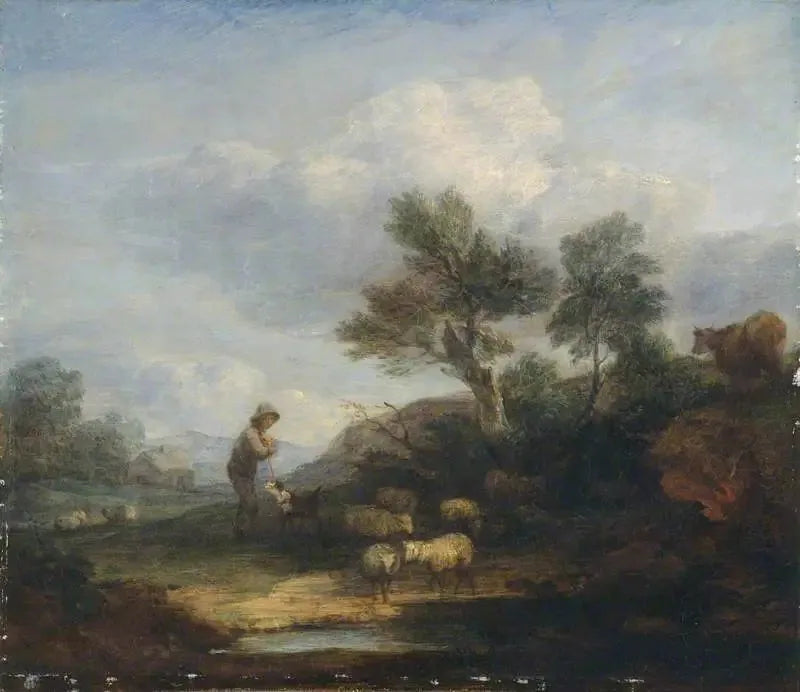 Landscape with Sheep - Thomas Gainsborough