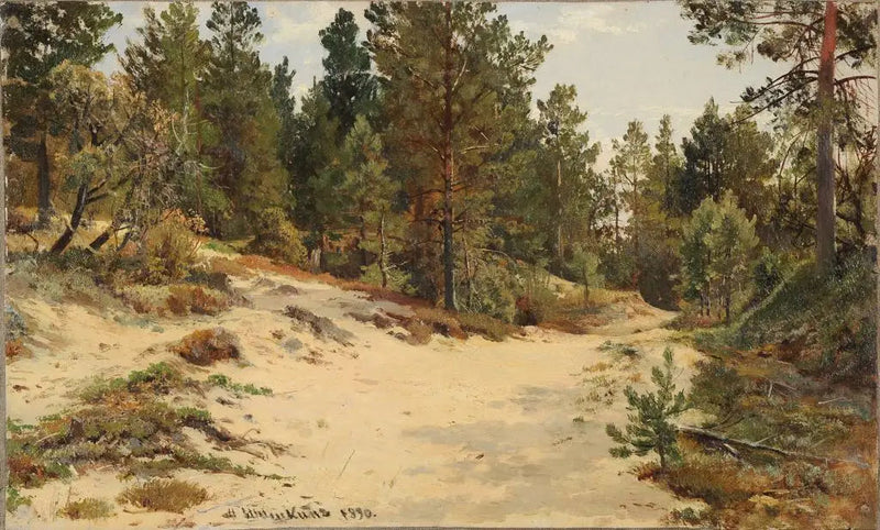 Landscape with Pines - Ivan Chichkine