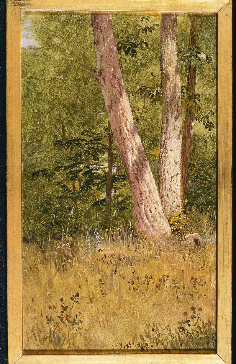 Landscape with Two Trees - Frederic Edwin Church