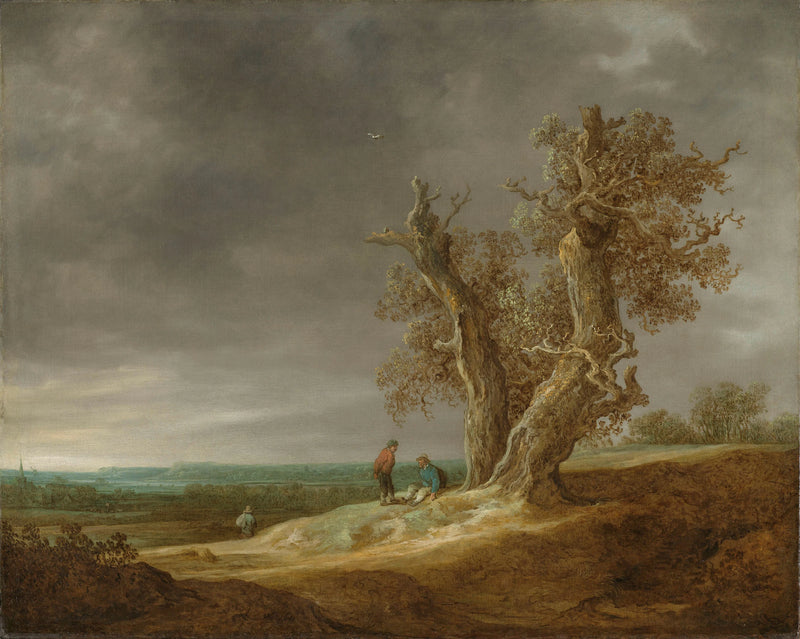 Paysage avec deux chênes - Jan van Goyen