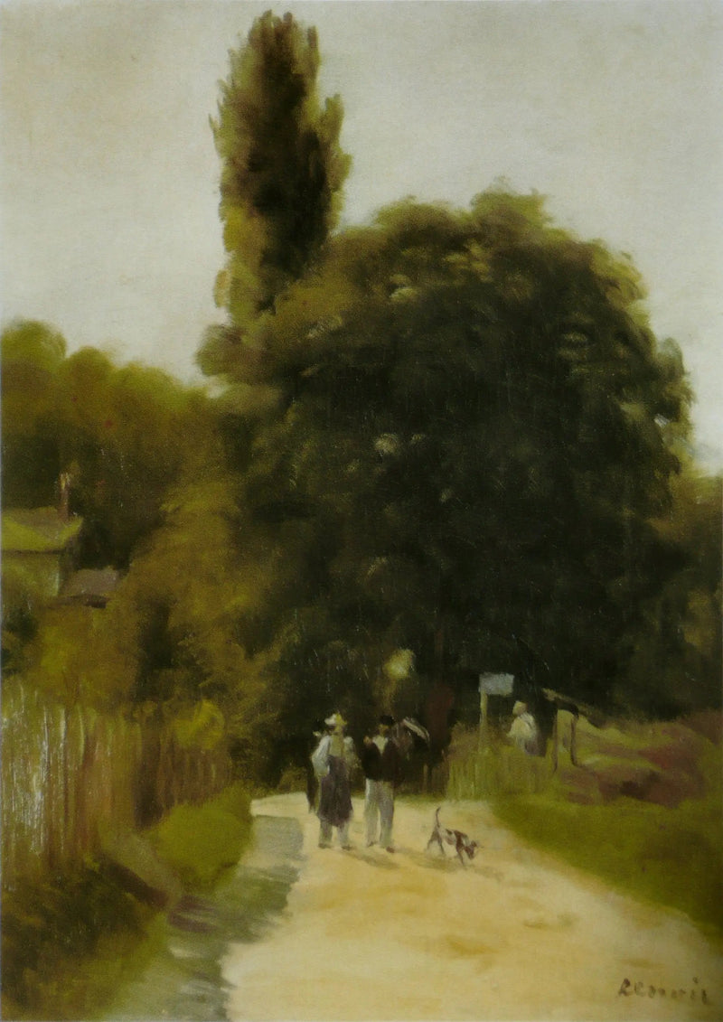 Landscape with Two Figures - Pierre-Auguste Renoir