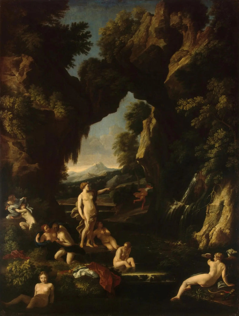 Landscape with Diana and Actaeon - Nicolas Poussin