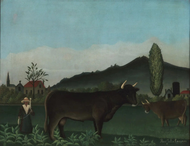 Landscape with Livestock - Henri Rousseau
