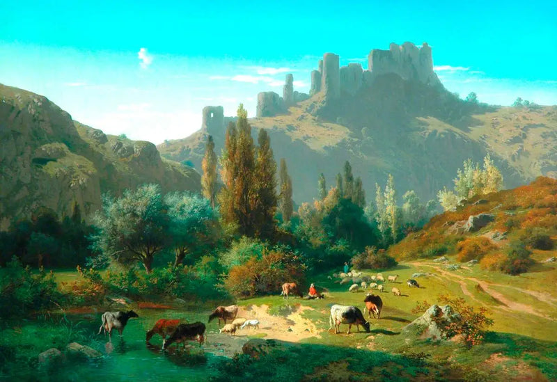 Landscape with Livestock - Rosa Bonheur