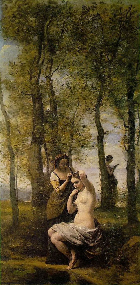 Landscape with Figures - Jean-Baptiste Camille Corot