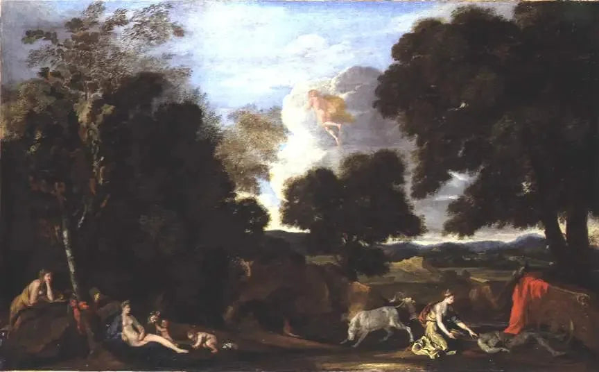 Landscape with Juno and Argus - Nicolas Poussin
