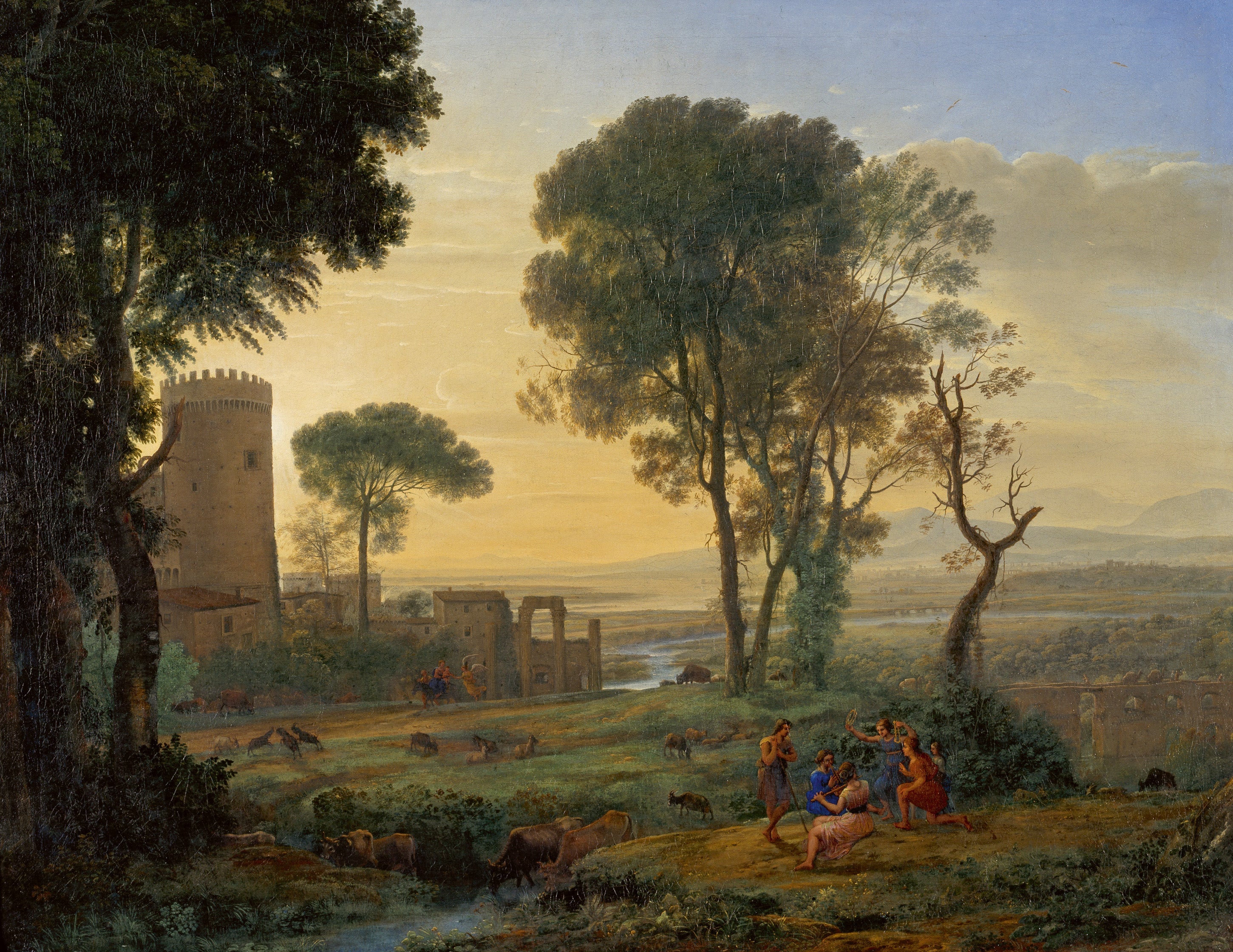 Landscape with the Flight into Egypt - Claude Lorrain
