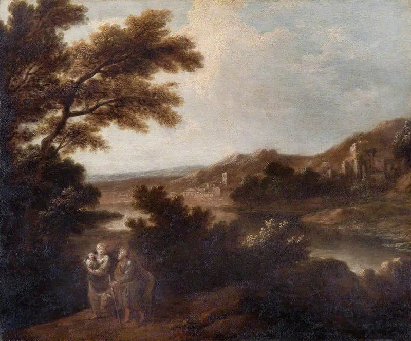 Landscape with the Flight into Egypt - Joshua Reynolds